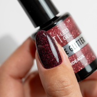 Extreme Glitter Gels Dark Glamm 3x 10 ml NEW