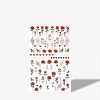 Dark Roses Nail Stickers