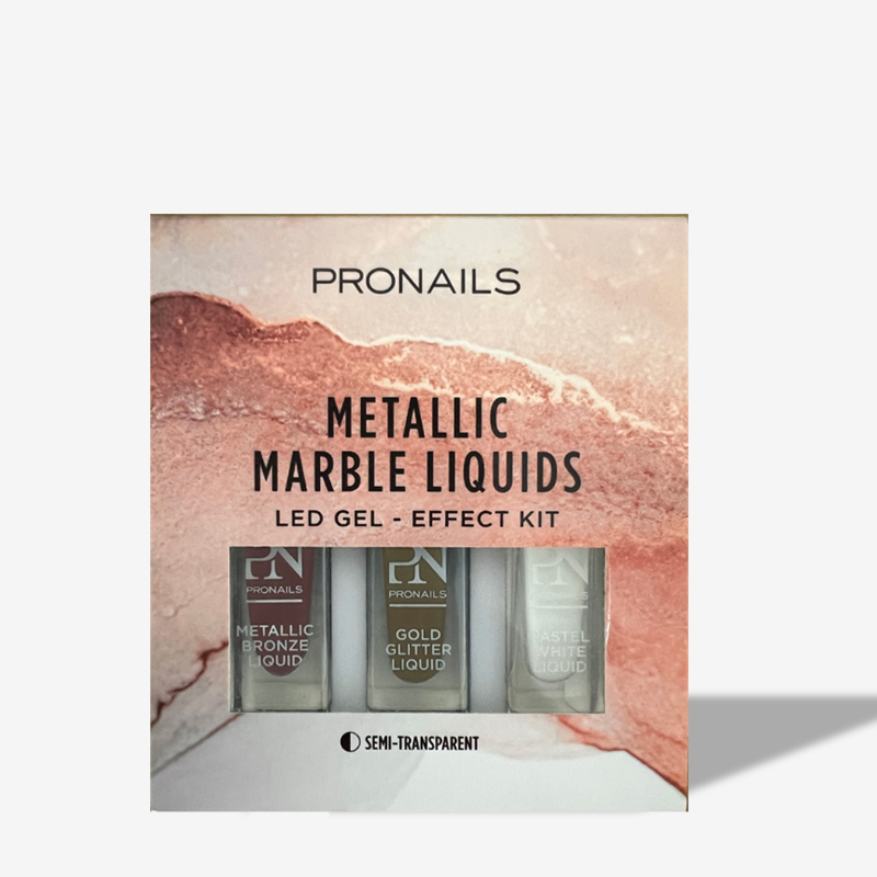 Metallic Marble Liquids 3 pcs