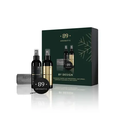 The car set. hanging refresher,car spray, cleaner, car cloth By Design