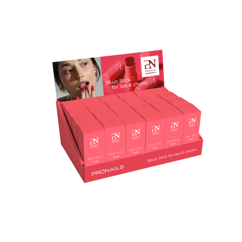 Blush stick lips and cheek 24 pcs in display