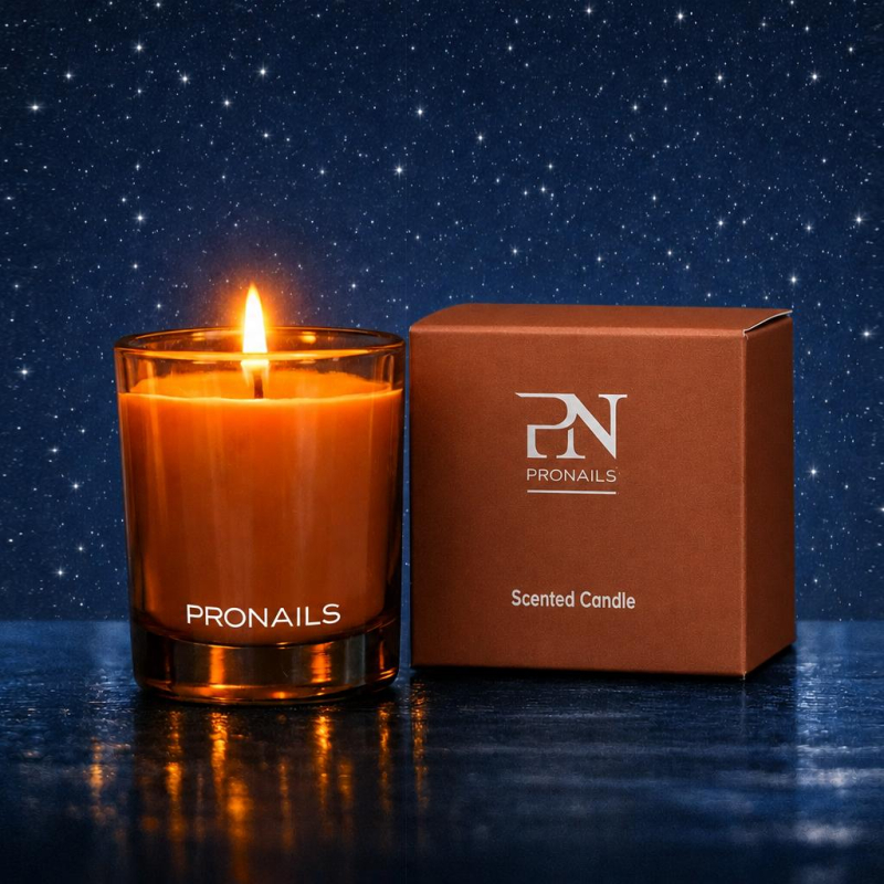 Vanilla Amber Scented Candle Cognac