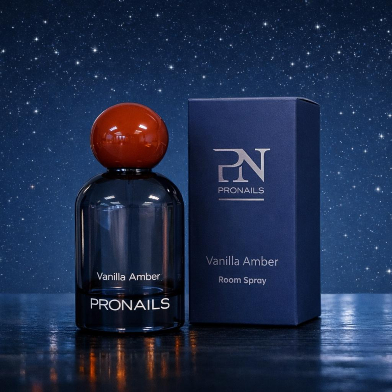 Vanilla Amber Scented Room Spray Blue